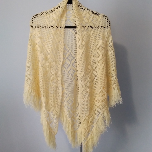 Handcrafted Boho Crochet Wrap - Picture 7 of 8